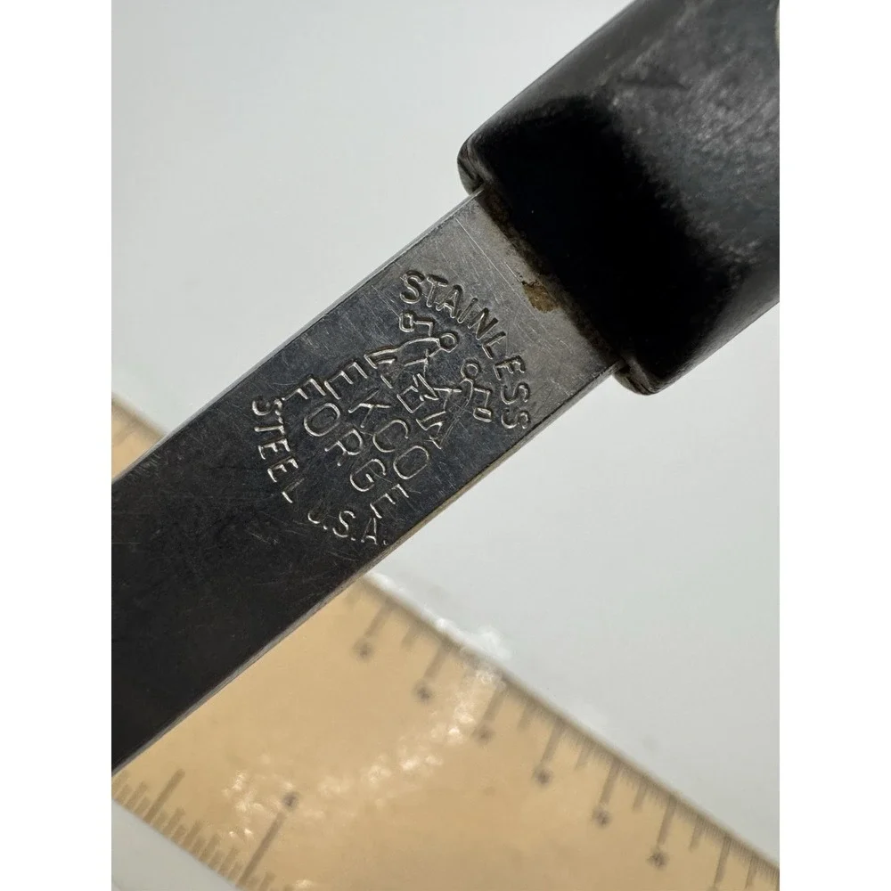 Vintage Retro ECKO Forge Soup Ladle Stainless Composite Handle 11 In. Long